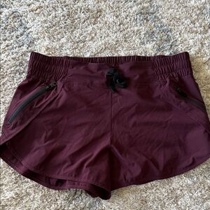 ZYIA Maroon Athletic Shorts